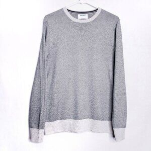 Old Navy Tan & Black Lightweight Crew Neck Pullover Sweater Men's Size Medium